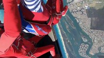 Freefall Flow! Must See Footage As Two Skydivers Perform Mid-Air Dance Routine!