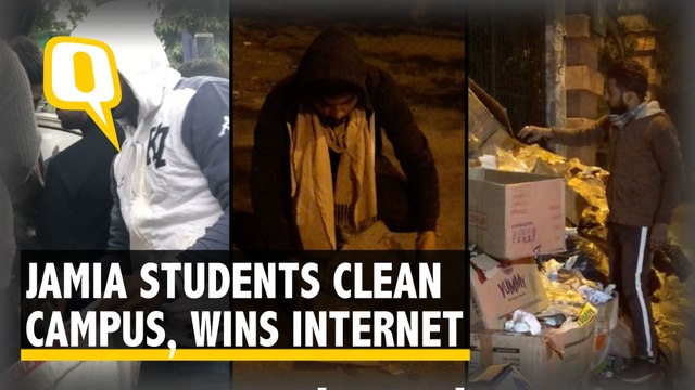 ‘This is Home’: Jamia Students on Cleaning Streets After Protests