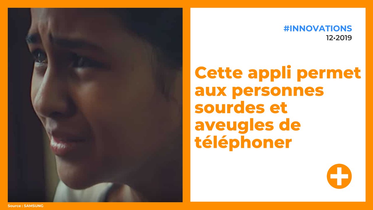 Cette appli permet aux personnes sourdes et aveugles de téléphoner