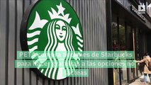 PETA compra acciones de Starbucks para hacer gratuitas a las opciones no lácteas
