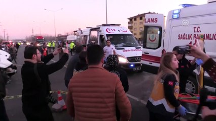 Öğrenci servisi devrildi (2) - SAMSUN