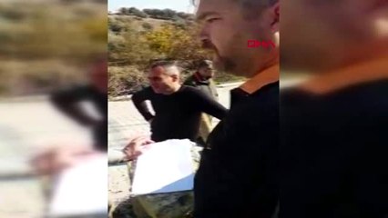 Mersin köpeği otomobile bağlayıp, koşturdu