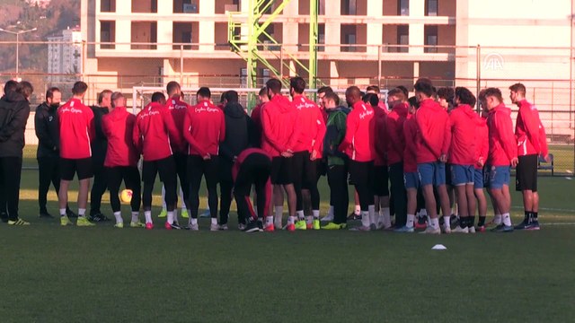 Çaykur Rizespor'da BTC Turk Yeni Malatyaspor maçı hazırlıkları - RİZE
