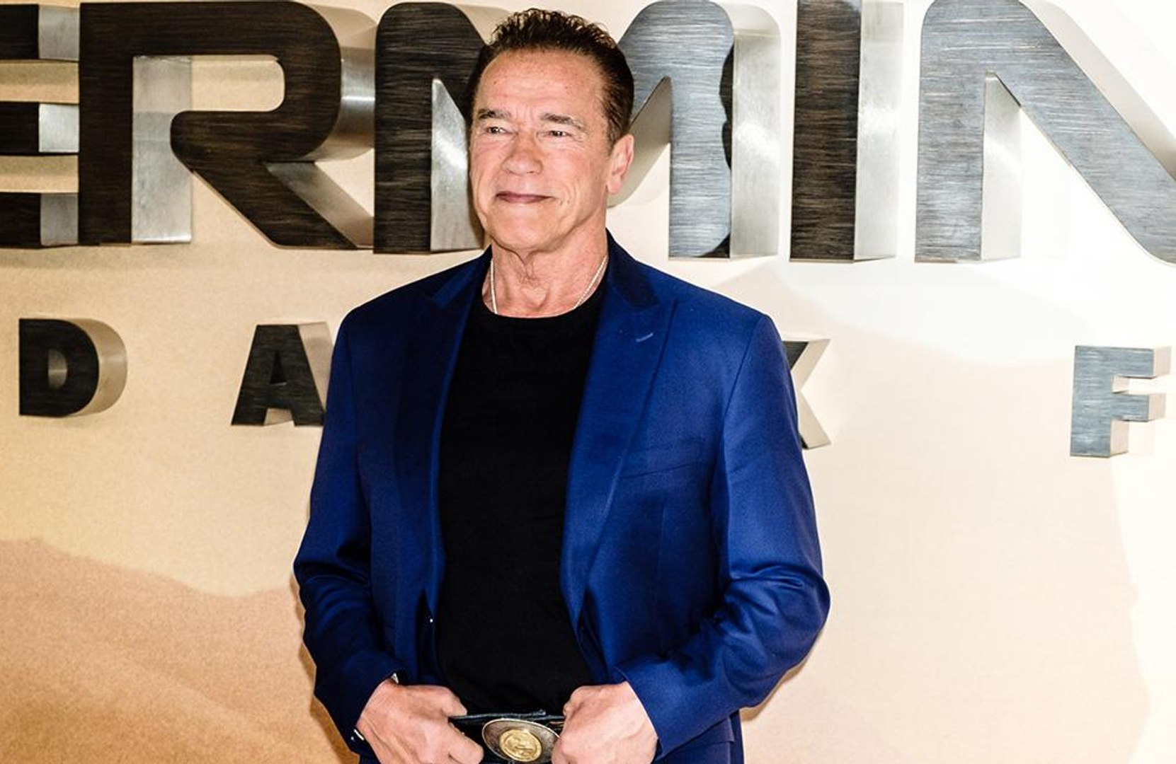⁣Arnold Schwarzenegger says seeing son Patrick's sex scene was 'wild'