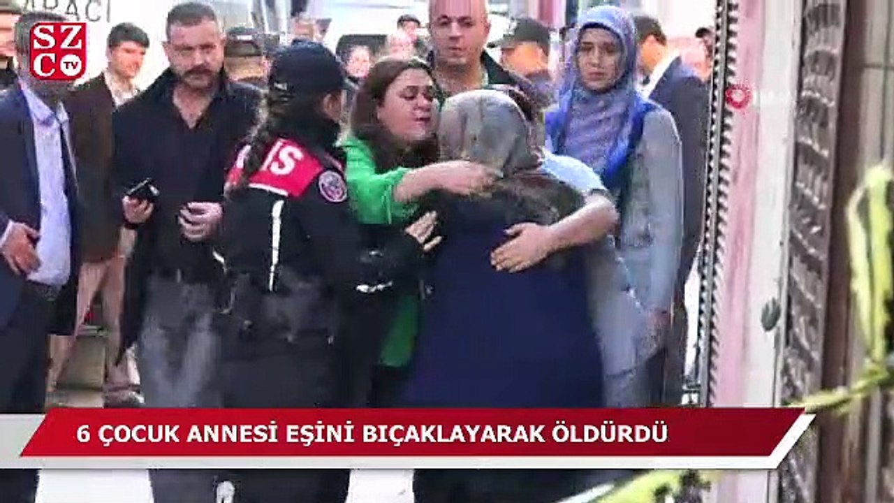 6 çocuk annesi eşini bıçaklayarak öldürdü