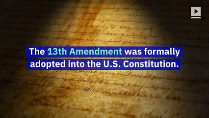 This Day in History: Slavery Is Abolished in America