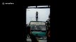 Locals force bus drivers to do squats atop bus for 'rash driving' in India