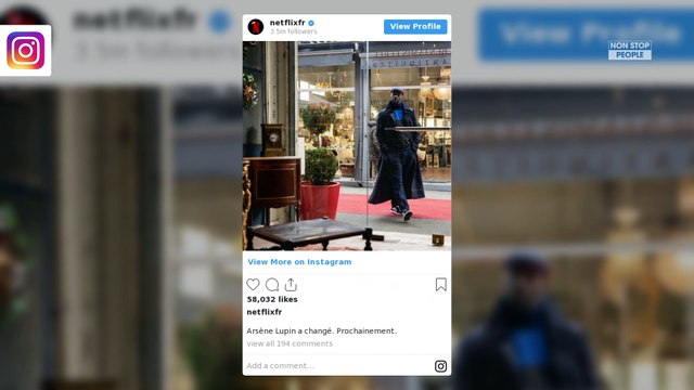 Omar Sy en Arsène Lupin : Netflix dévoile une première photo