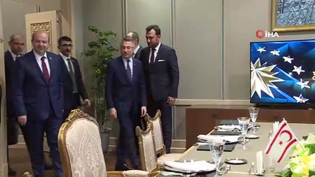Cumhurbaşkanı Yardımcısı Oktay, KKTC Başbakanı Tatar ile görüştü