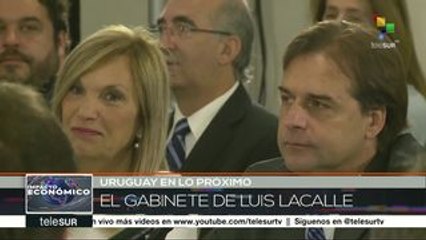 Uruguay: presidente electo Pou presenta nuevo gabinete ministerial