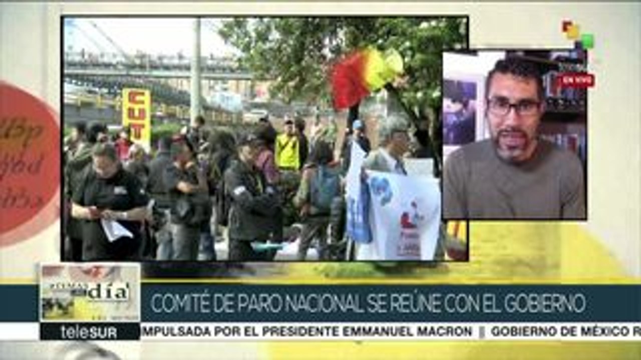 Colombia: Comité de Paro y gobierno se reúnen para lograr acuerdo