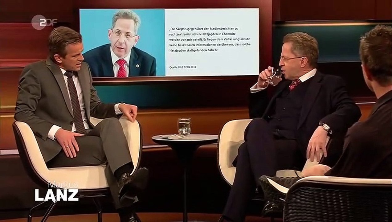 Hans-Georg Maaßen redet Klartext , Herrn Lanz passt das gar nicht