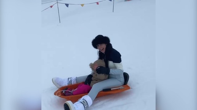 Georgina Rodríguez disfruta de sus vacaciones de la nieve