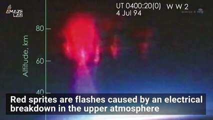 Elusive Red Sprites Spotted Lighting Up the Sky in Oklahoma
