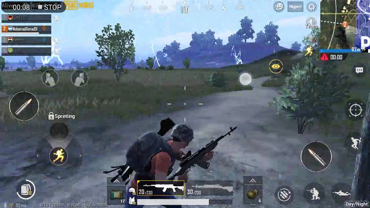 Fighter Got Caught In Blue Zone Mountain Pubg Game