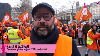 Manifestation du 17 décembre à Nancy : la CFDT ne veut pas de 