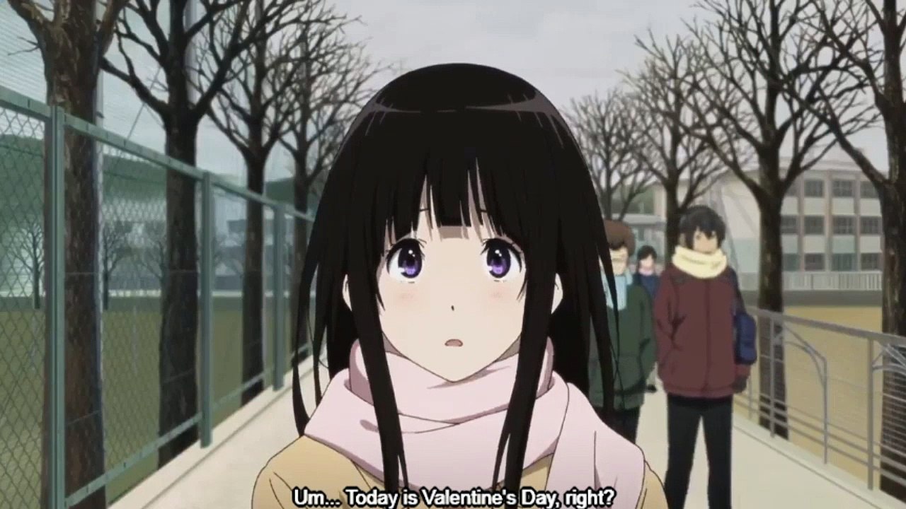 Hyouka Valentin Day Houtarou and Chitanda