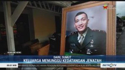 Keluarga Tunggu Kedatangan Jenazah Lettu Erizal di Sumut