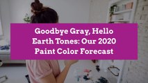 Goodbye Gray, Hello Earth Tones: Our 2020 Paint Color Forecast