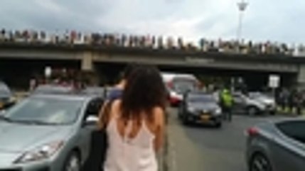 Accidente en la Autopista Sur Oriental con Carrera 50.