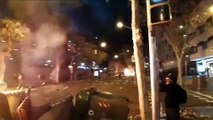 Prenden fuego a un contenedor en las afueras del Camp Nou