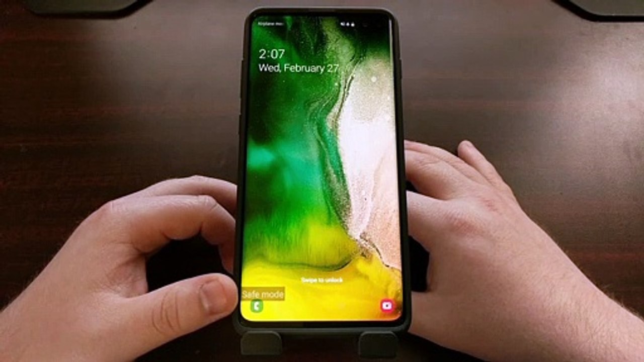 How to enter/exit Safe Mode Samsung Galaxy S10