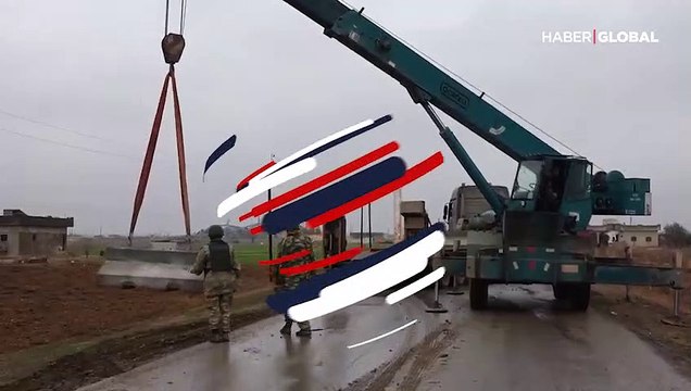 MSB: Tel Abyad'da yol kontrol noktası inşası tamamlandı