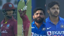 IND v WI 2019 3rd ODI | Kieron Pollard complete his half century | Oneindia Kannada