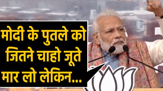 CAA Protest के बीच बोले PM Modi- मेरा पुतला जलाओ, देश नहीं | वनइंडिया हिंदी