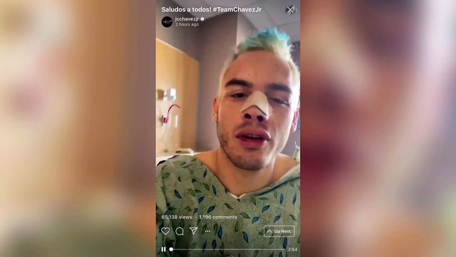 Mensaje desde el hospital de Julio César Chávez Jr a sus seguidores.