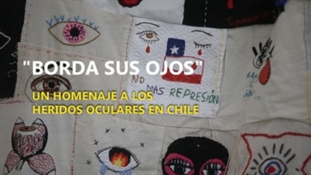 Borda sus ojos , un homenaje a los heridos oculares durante las protestas en Chile