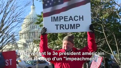 Destitution: vote historique au Congrès sur un renvoi de Trump en procès