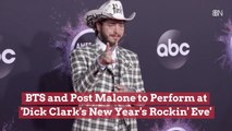 BTS and Post Malone Will Be On New Year's Rockin Eve