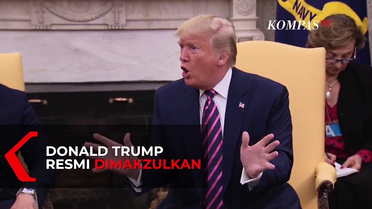 Donald Trump Resmi Dimakzulkan dalam Voting DPR AS