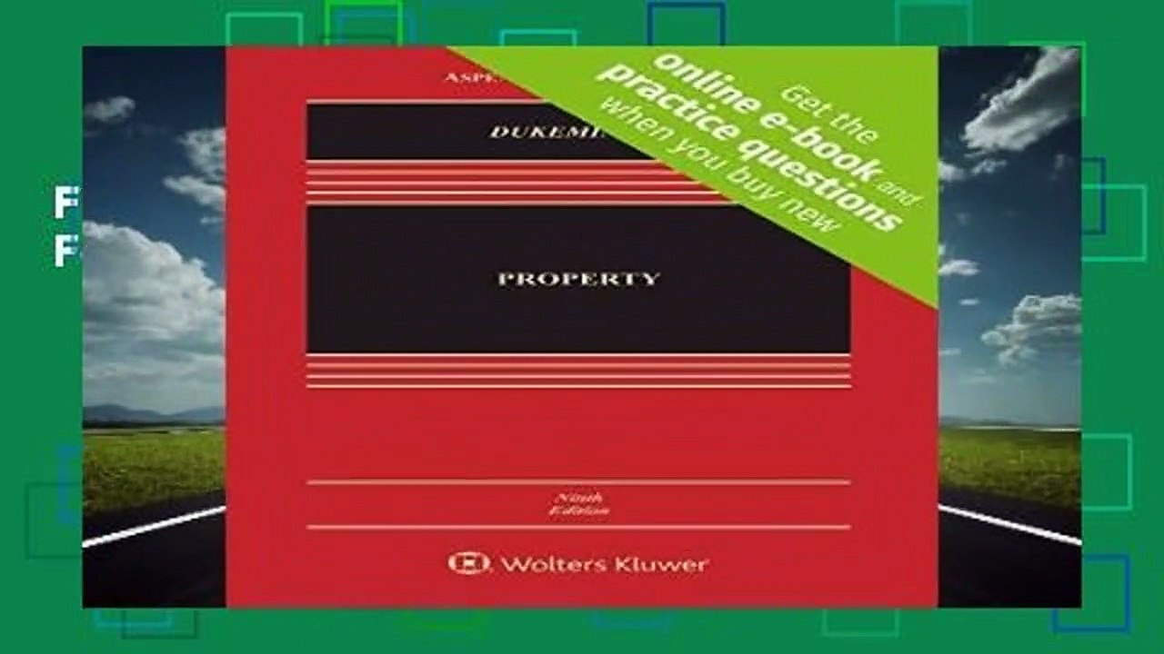 Full version  Property (Aspen Casebook)  For Kindle