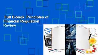 Full E-book  Principles of Financial Regulation  Review