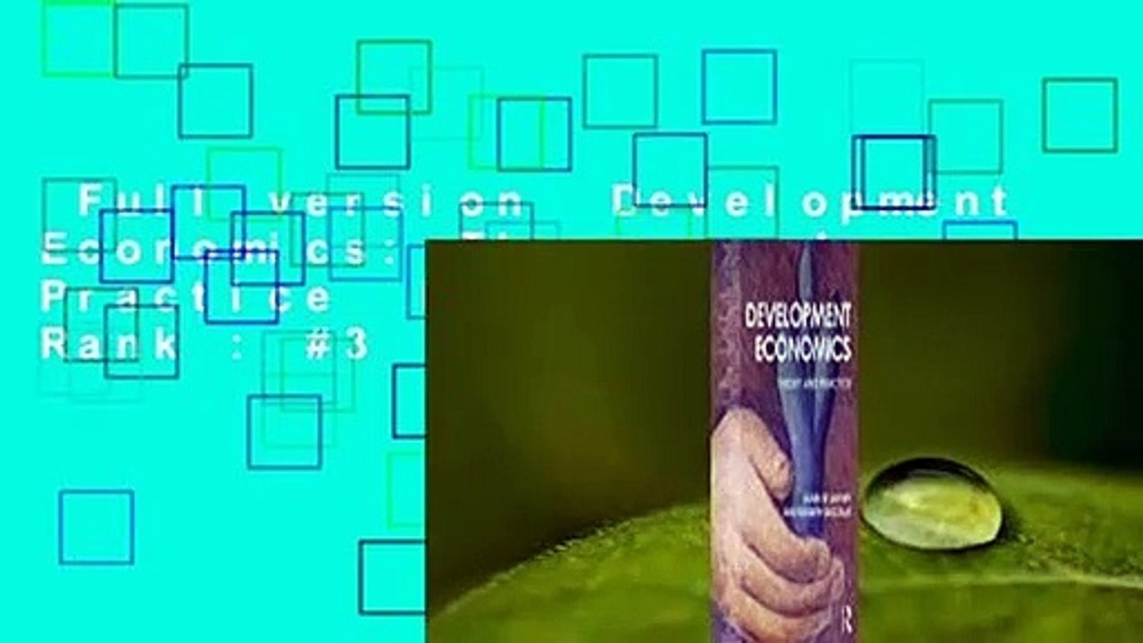 Full version  Development Economics: Theory and Practice  Best Sellers Rank : #3
