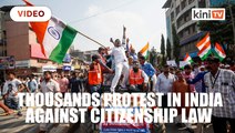 Thousands protest in India against citizenship law