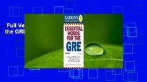 Full Version  Essential Words for the GRE  Best Sellers Rank : #5