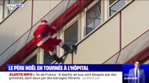 C'est en rappel que le père Noël a apporté ses cadeaux aux enfants de cet hôpital parisien