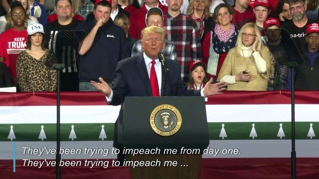 Trump lambasts 'crazy' Pelosi's House Democrats at Michigan rally