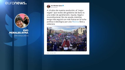 Evo Morales, reclamado por terrorismo y sedición: "es injusto e ilegal"