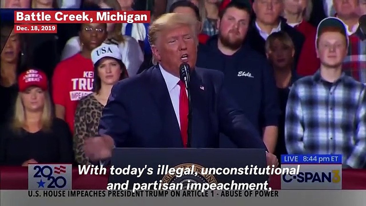 Trump Dismisses Impeachment Vote As ‘Illegal, Unconstitutional And Partisan’