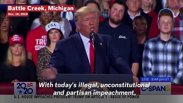 Trump Dismisses Impeachment Vote As ‘Illegal, Unconstitutional And Partisan’