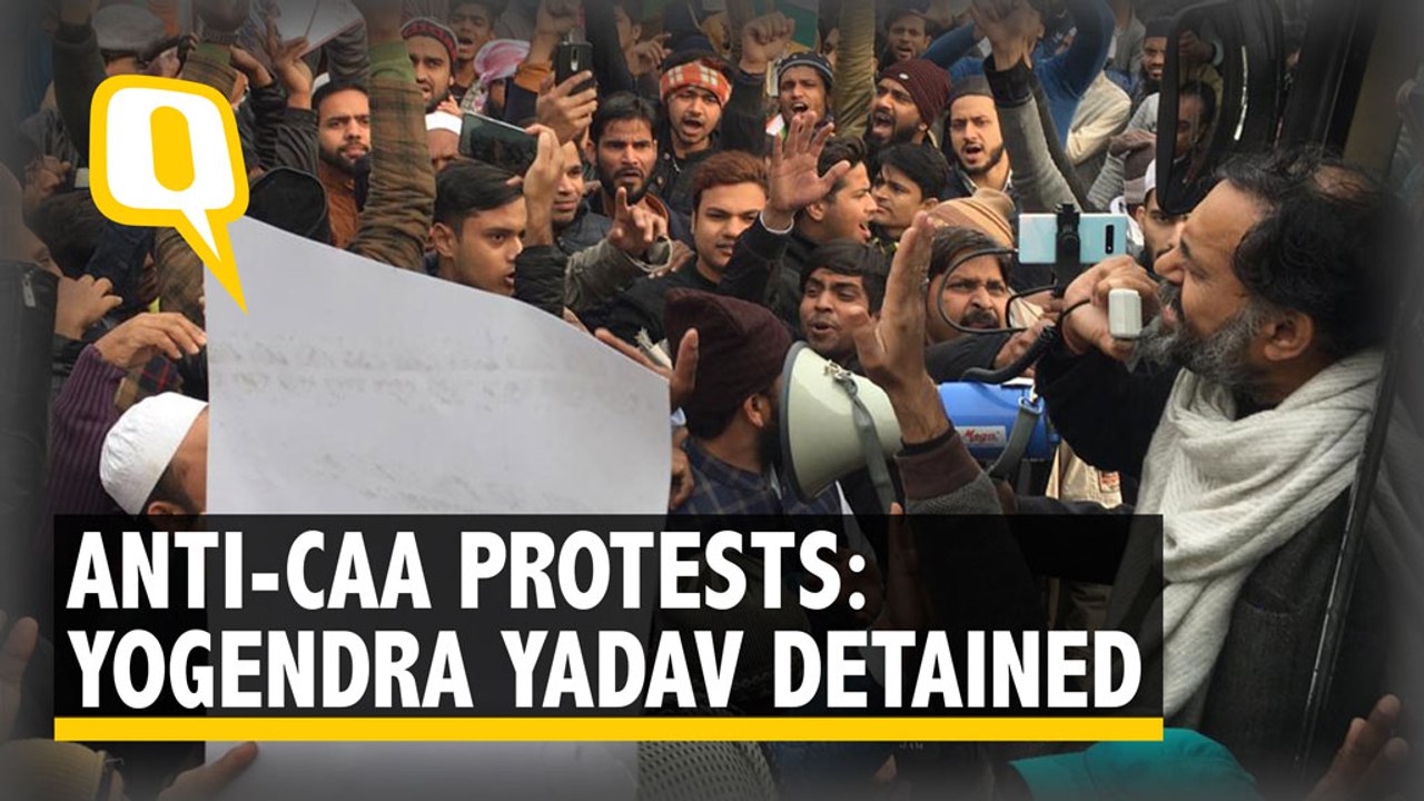 CAA Unrest: Activist Yogendra Yadav Detained in Delhi