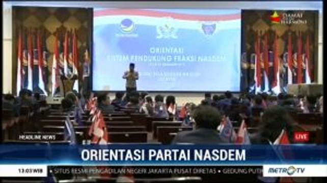 Ini Tujuan Diselenggarakannya Orientasi Sistem Pendukung Fraksi NasDem