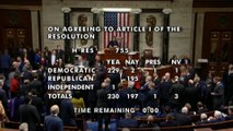 Cámara de Representantes aprueba el 'impeachment' contra Trump