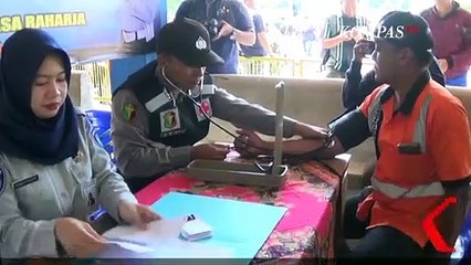 Jelang Nataru, Para Sopir Bus Dites Urin