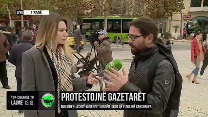 Protestojnë gazetarët/ Mblidhen jashtë kuvendit kundër ligjit që e quajnë censurues