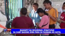 Mahigpit na seguridad, ipinatupad sa Camp Bagong Diwa para sa pagbaba ng hatol